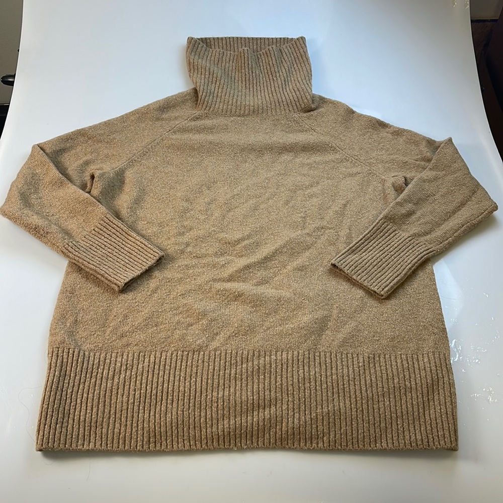 Goodthreads Women Sweaters Goodthreads Cotton Shaker Stitch Turtleneck  X27-31